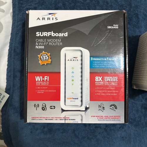 Open box surfboard cable modem